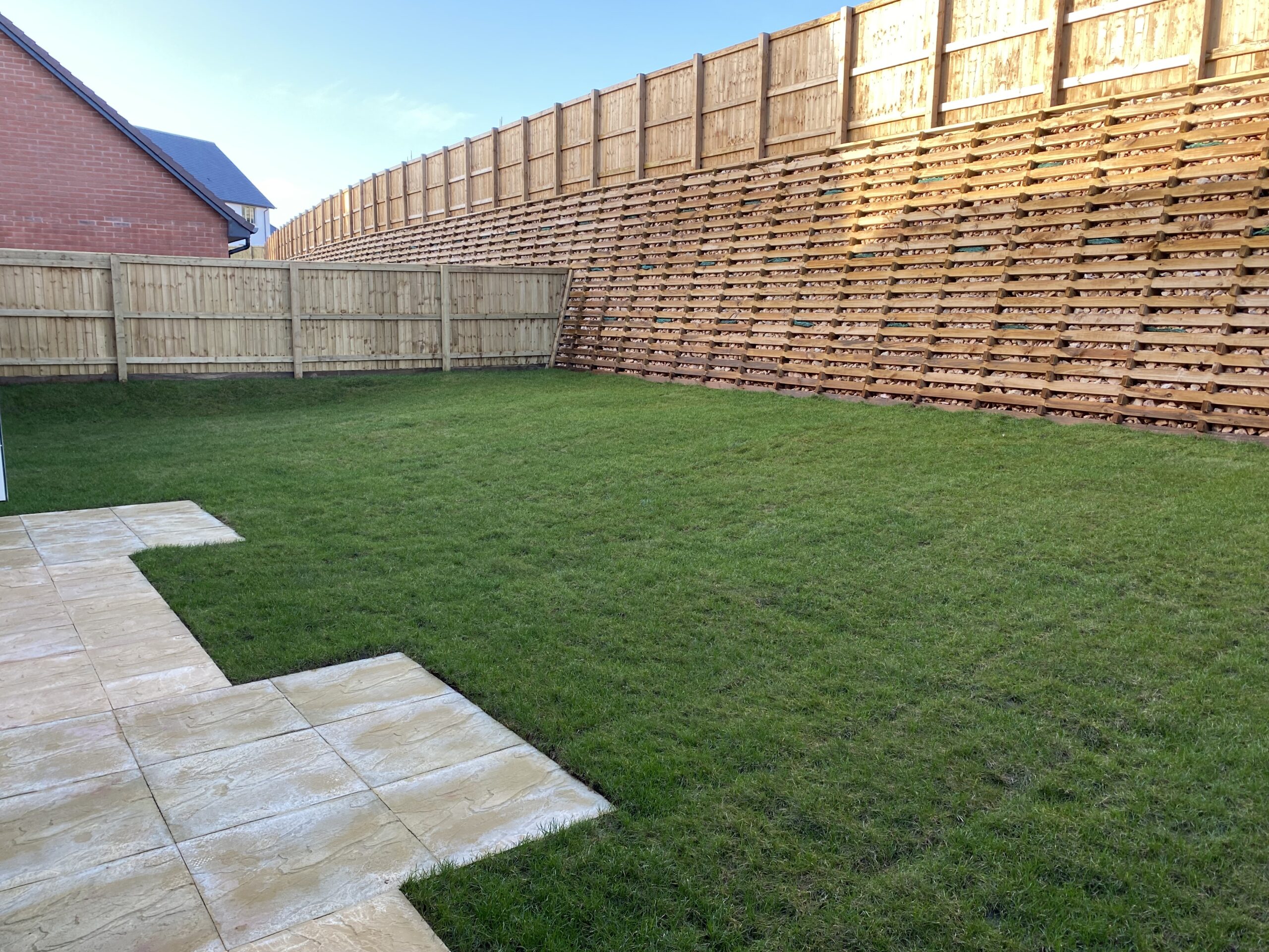 new build blank canvas before